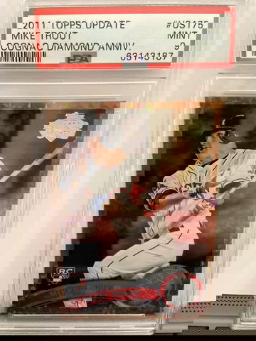 2011 Topps Update Cognac Diamond Anniversary Mike Trout