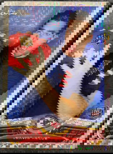 2013 Topps Chrome Travis Kelce Rookie X-Fractor 