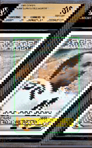John Stallworth 1983 Topps BGS 10 PRISTINE 1/1