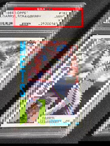 1984 Topps Darryl Strawberry #182 PSA 9