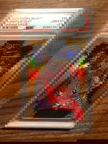 2015 Panini Select Jimmy Butler Orange Prizm PSA 10