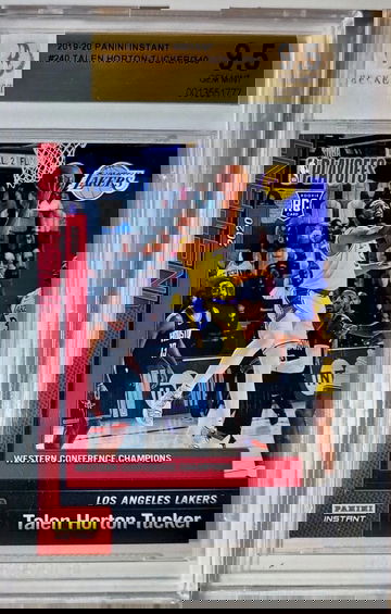 Talen Horton-Tucker 2019-20 Panini NBA #240 Rookie 1 of 340 BGS 9.5 Gem Lakers