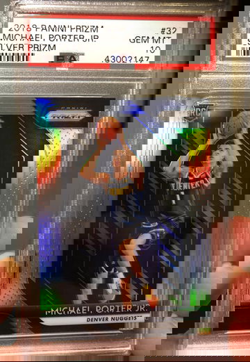 Michael Porter 2018 Prizm Silver PSA 10