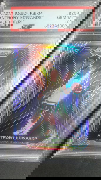 2020 Panini Prizm Anthony Edwards Silver
