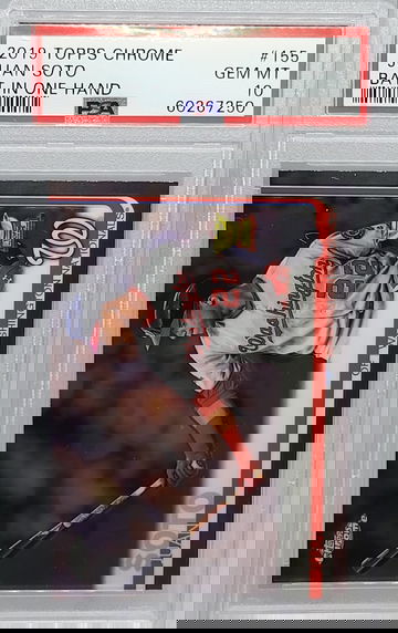 2018 Topps Chrome #155 Juan Soto RC PSA 10