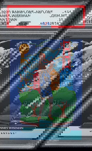 2020 Panini One And One Downtown #14 James Wiseman Case Hit RC Gem Mint PSA 10