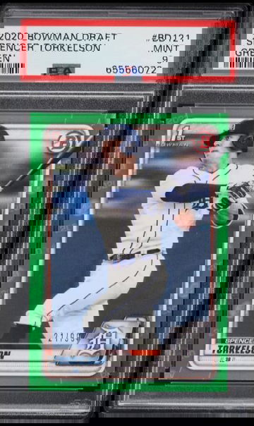 2020 Bowman Draft SPENCER TORKELSON GREEN /99 Tigers Rookie Card RC