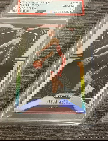 Tyler Herro Prizm Silver, Flawless with Great Centering