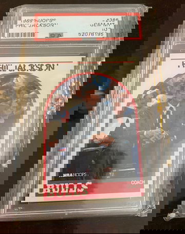 1989 Hoops Phil Jackson PSA 10 266