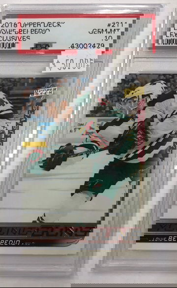 2018 Upper Deck Louie Belpedio Exclusives PSA 10