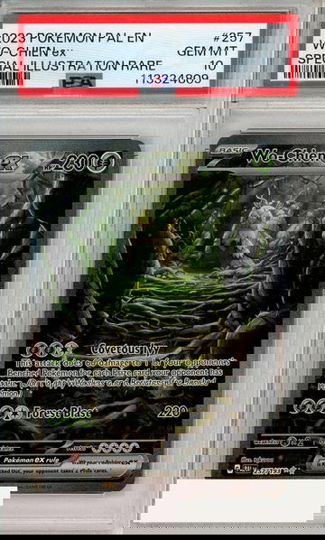2023 POKEMON PAL EN-PALDEA EVOLVED WO-CHIEN EX #257 SIR PSA 10