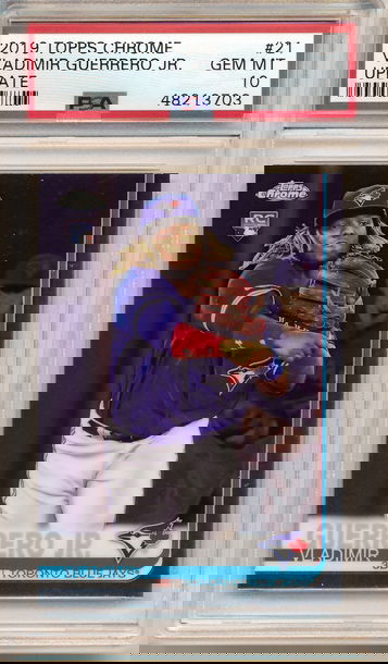 2019 Topps Chrome Update Vladimir Guerrero Jr PSA 10