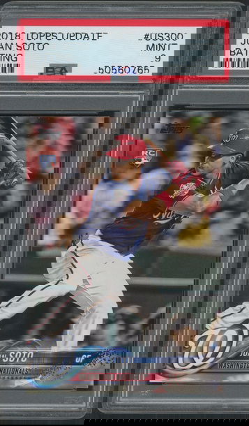 2018 Topps Update Juan Soto PSA 9 #US300