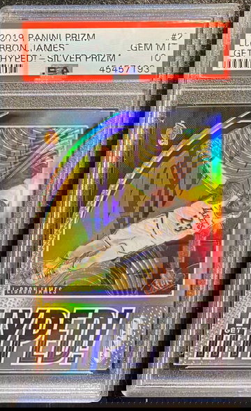 2018-19 Get Hyped Lebron James Lakers Silver Prizm POP 15 