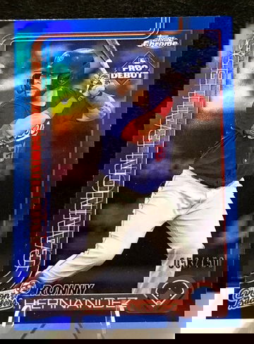 2025 Topps Chrome Pro Debut  Ronny Hernandez  Blue Foil  /150  Ballers Whitesox