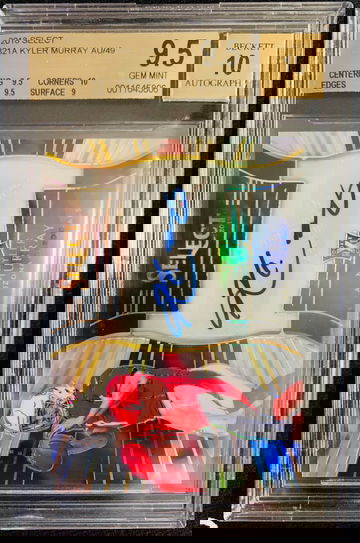 2018 Panini Select XRC Mystery Auto Redemption Kyler Murray BGS 9.5