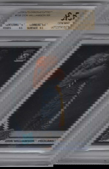 Zion Williamson 2019 Optic BGS 9.5