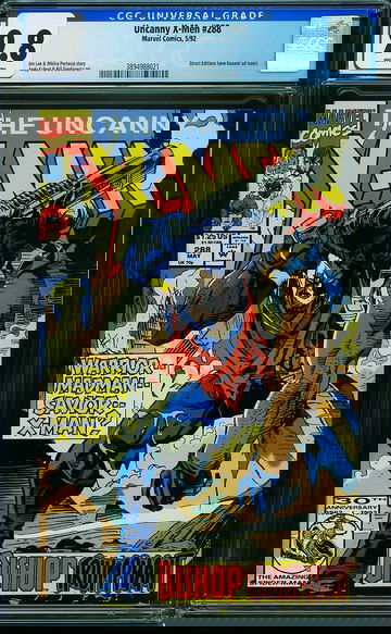 X-MEN #288, CGC 9.8 NM/MT -- HIGHEST GRADED