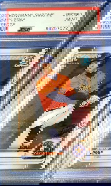 2020 Bowman Chrome Jeremy Pena #BCP61 PSA 9 Astros