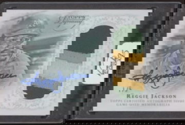 2015 Topps Dynasty Reggie Jackson (custom made resealed sticker)