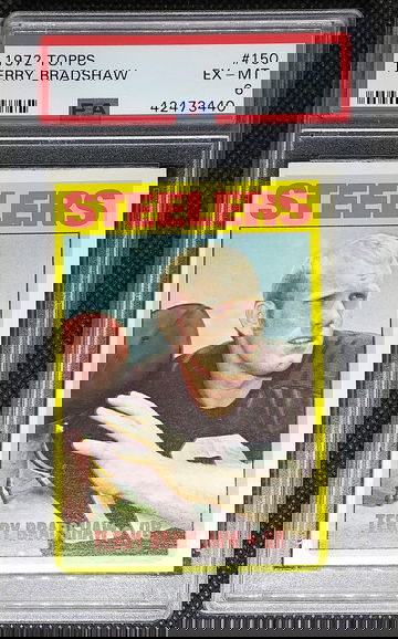 Terry Bradshaw 1972 Topps PSA 6