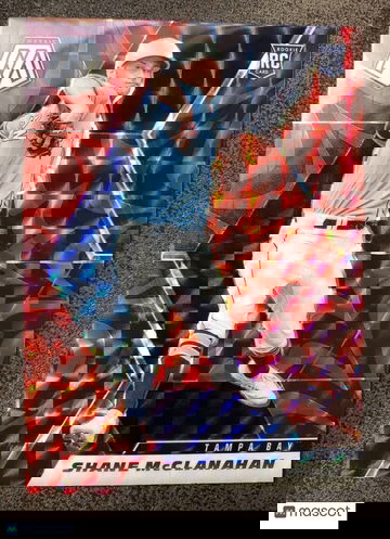 Shane McClanahan 2021 Mosaic Reactive Red Prizm #223 Rookie Card Tampa Bay Rays