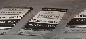 20-21 Panini Prizm NBA Basketball Cello Box - 12 Sealed Cello Packs (LOT OF 2)