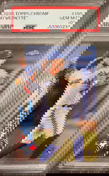 2020 Topps Chromw Bo Bichette RC #150 Toronto Blue Jays Rookie Card