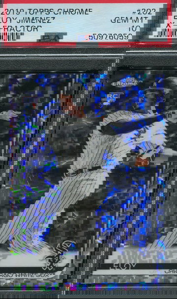 2019 Topps Chrome X-Fractor Eloy Jimenez PSA 10