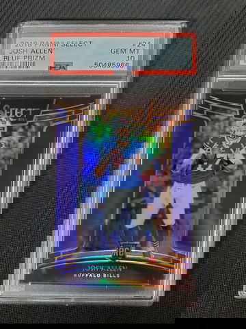 2018 Select Blue Prizm 71/175 JOSH ALLEN PSA 10! POP 18!