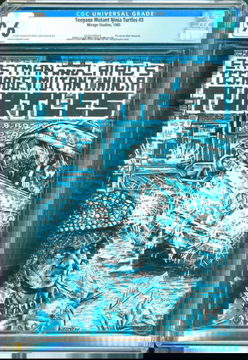 Teenage Mutant Ninja Turtle #3 (1985) CGC 9.6 -- White pages; Kevin Eastman