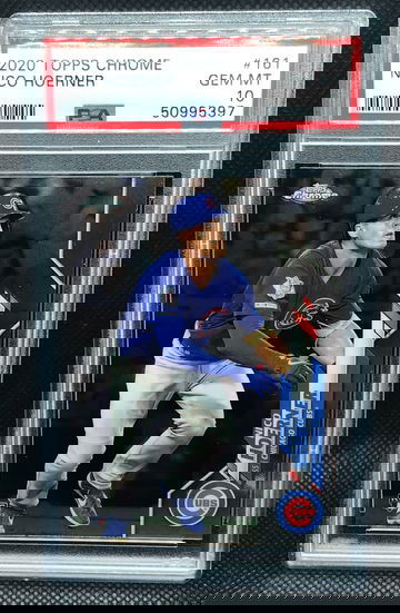 2020 Topps Chrome Nico Hoerner Rookie RC PSA 10