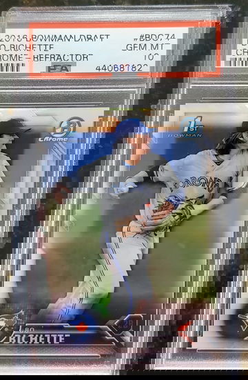 Bo Bichette PSA 10 2016 Bowman Draft Chrome Refractor