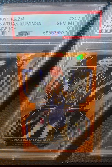 2021 Jonathan Kuminga Orange Ice Psa 10