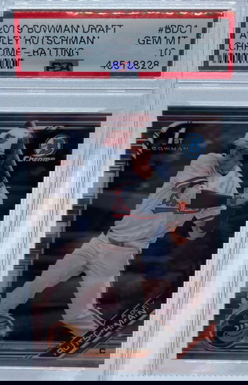 2019 Bowman Draft Adley Rutschman Chrome Batting PSA 10 GEM MINT