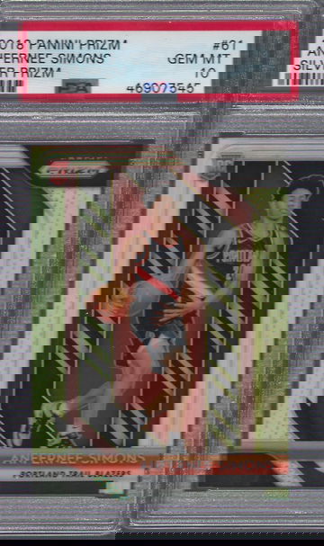 2018 Panini Prizm Anfernee Simons Silver PSA 10