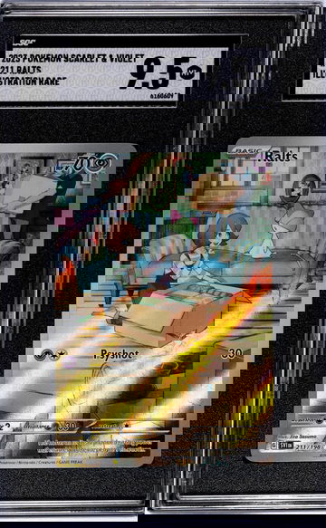 2023 Pokemon Scarlet & Violet #211 Ralts Illustration Rare SGC 9.5