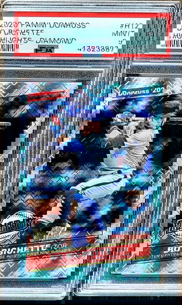 2020 SP BO BICHETTE Panini Donruss Highlights DIAMOND PRIZM PSA 9 POP 2 Rookie RC #H12