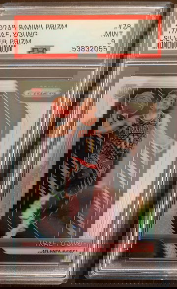 2018 Panini Prizm Trae Young SILVER PRIZM ROOKIE RC #78 PSA 9 MINT