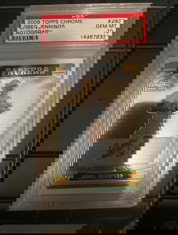2006 Topps Chrome #260 Greg Jennings Auto PSA 10