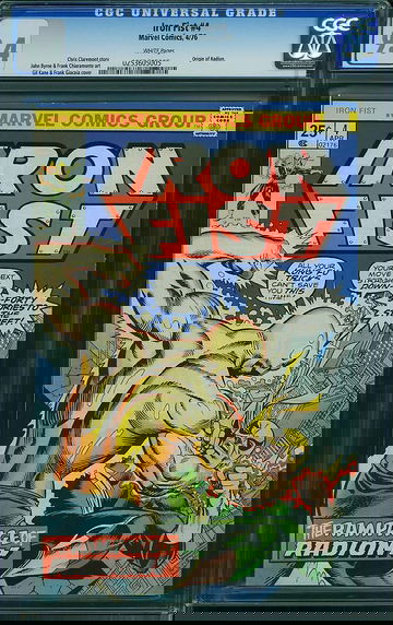 IRON FIST #4, CGC 9.4 NM