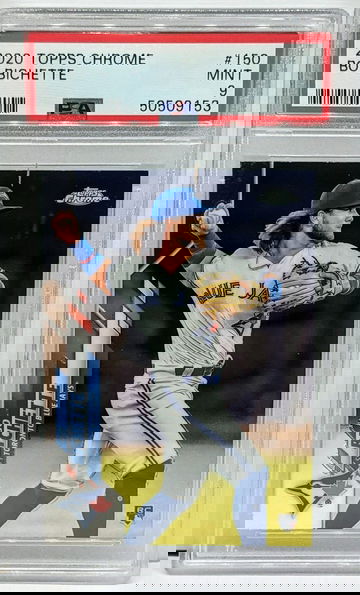 2020 Topps Chrome Bo Bichette PSA 9