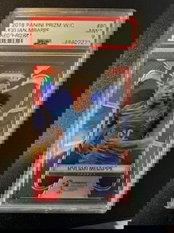 Kylian Mbappe 2018 RC Red Prizm