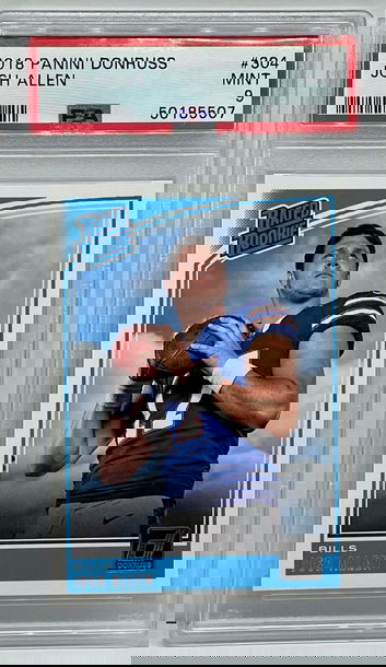 2018 Donruss Josh Allen PSA 9