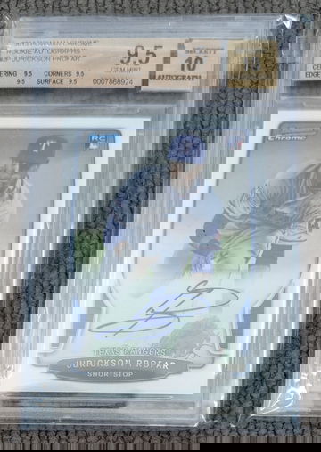 Jurickson Profar 2013 Bowman Chrome Rookie Auto! 9.5/10!