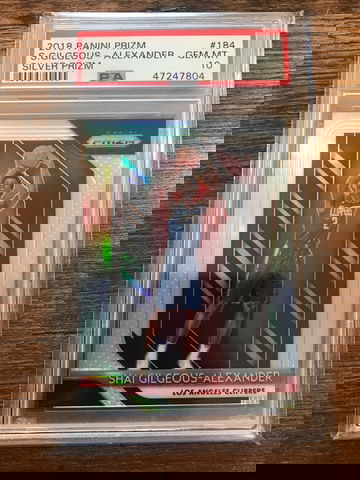 Shai Gilgeous-Alexander Prizm Silver PSA 10