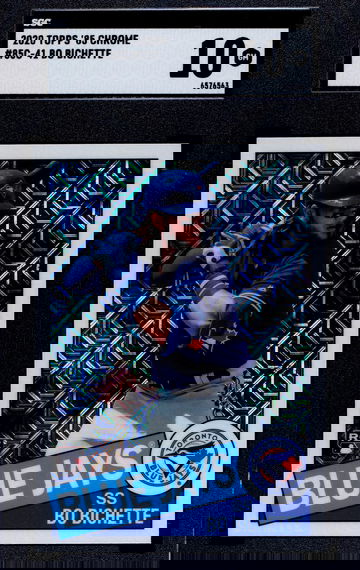 2020 Topps Series 1 '85 Chrome Bo Bichette RC SGC 10 GM