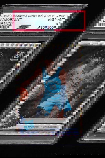 2019 Donruss Optic Fanatics JA Morant PSA 8