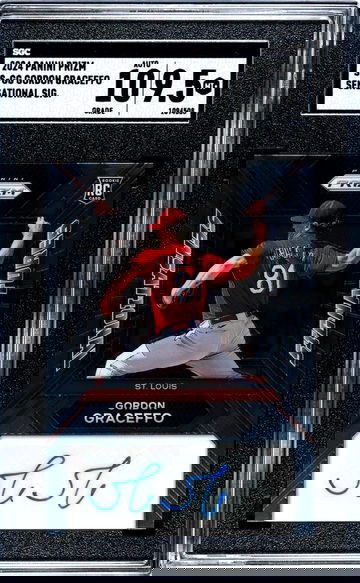 2024 Panini Prizm #SS-GG Gordon Graceffo Sensational Sigs. SGC 9.5