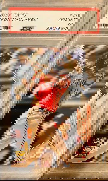Yordan Alvarez Topps 2020 PSA 10 #276